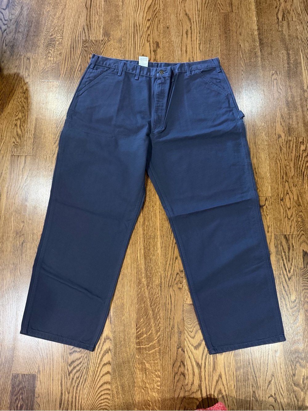 Carhartt Men's Navy Blue Dungaree utility pants size 44x32 New without tags 😎